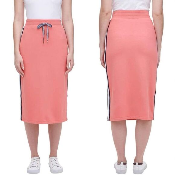 Tommy Hilfiger Midi Pink Skirt size S - Picture 1 of 11